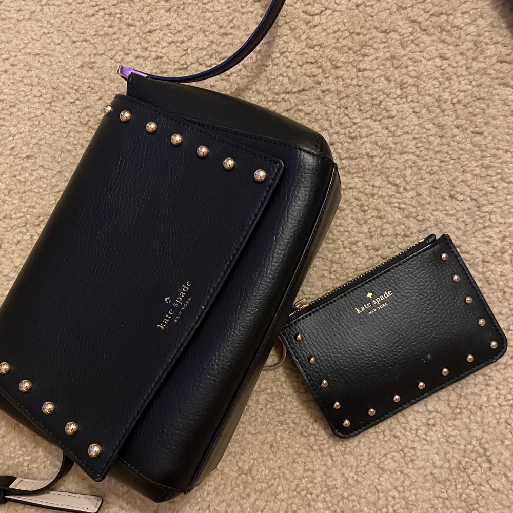 Kate Spade purse with matching card holder